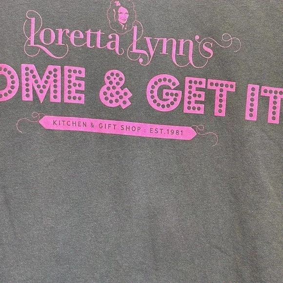 loretta lynn coal miner daughter short sleeve graphic tshirt med/lg - Picture 2 of 5
